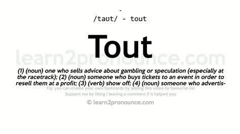 Tout Definition & Meaning .